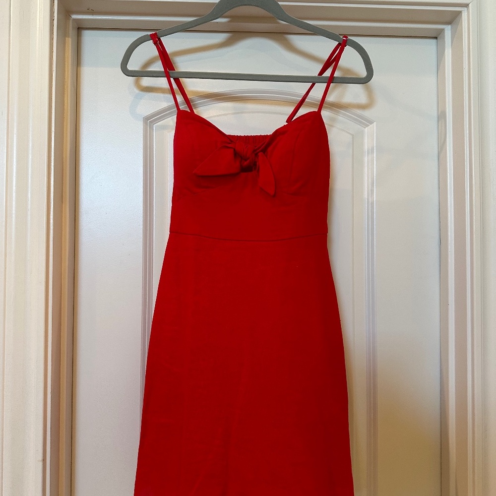 Red dress